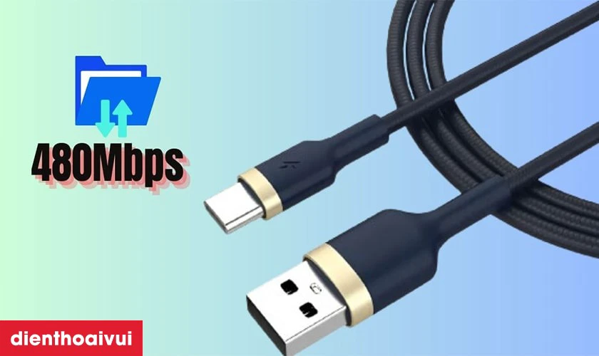 Truyền dữ liệu tốc độ cao l&ecirc;n đến 480Mbps