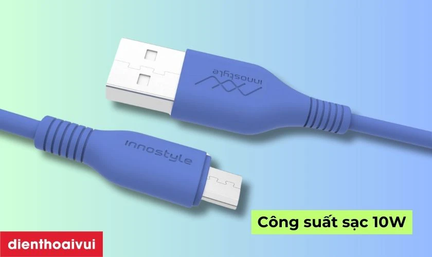 C&aacute;p Innostyle Jazzy 1.2m Micro c&oacute; c&ocirc;ng suất 10W
