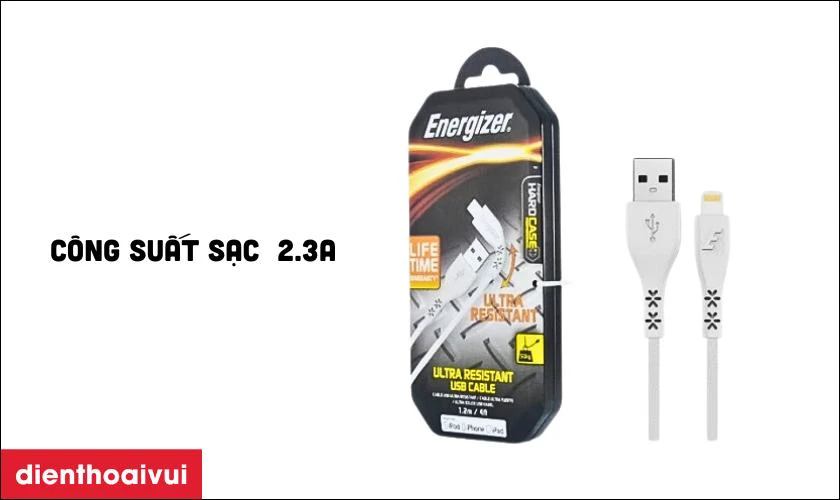 Hiệu suất sạc v&agrave; truyền tải dữ liệu ấn tượng