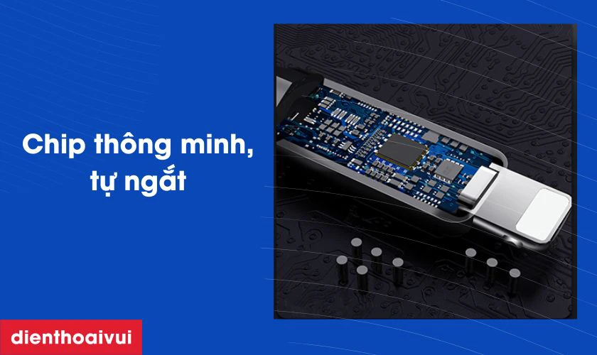 Trang bị t&iacute;nh năng tự ngắt an to&agrave;n với chip th&ocirc;ng minh