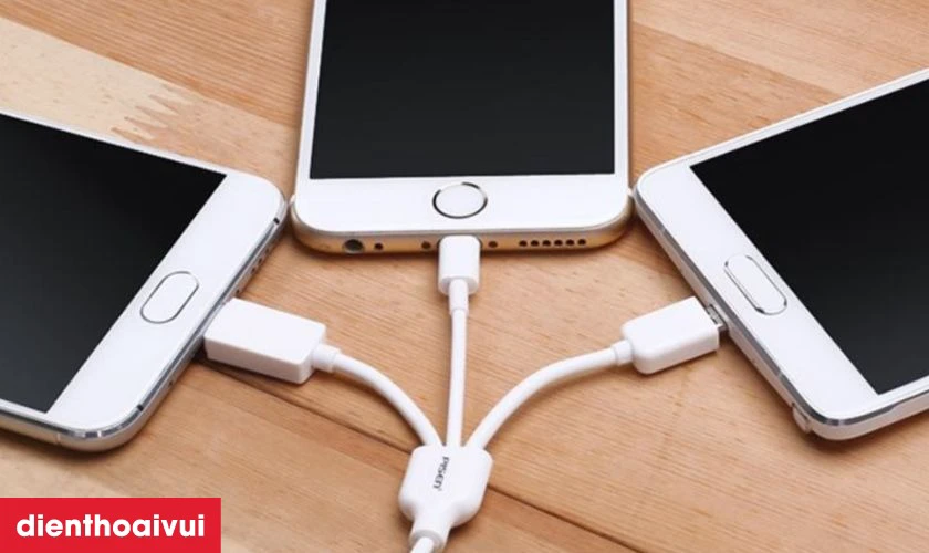 Hỗ trợ 3 đầu cắm tối ưu hiệu suất sạc cho bạn