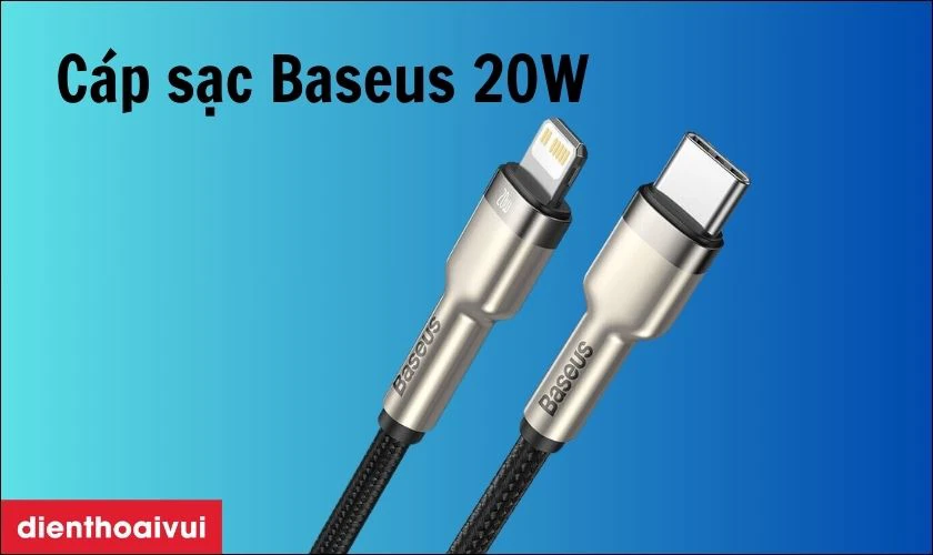 C&aacute;p sạc Baseus 20W