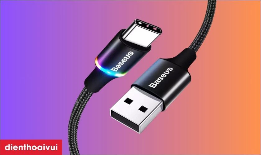 C&aacute;p sạc Baseus cổng USB Type-C