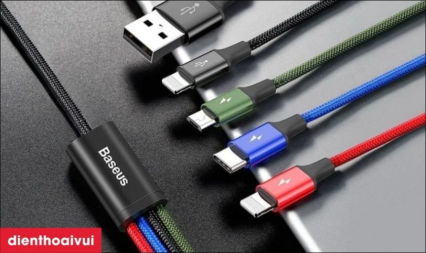 C&aacute;p sạc Baseus đa cổng&nbsp;