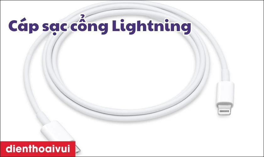 D&acirc;y c&aacute;p sạc điện thoại cũ cổng Lightning