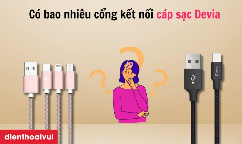 C&aacute;c loại cổng sạc