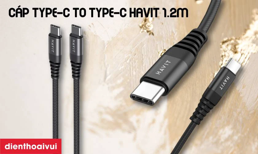 Cáp Type-C to Type-C Havit 1.2m
