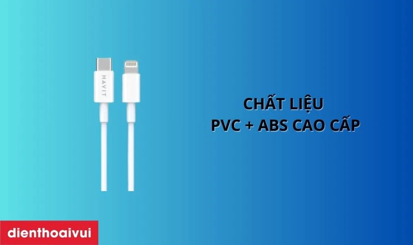 Đặc điểm của c&aacute;p sạc Havit USB-C to Lightning 1.2M
