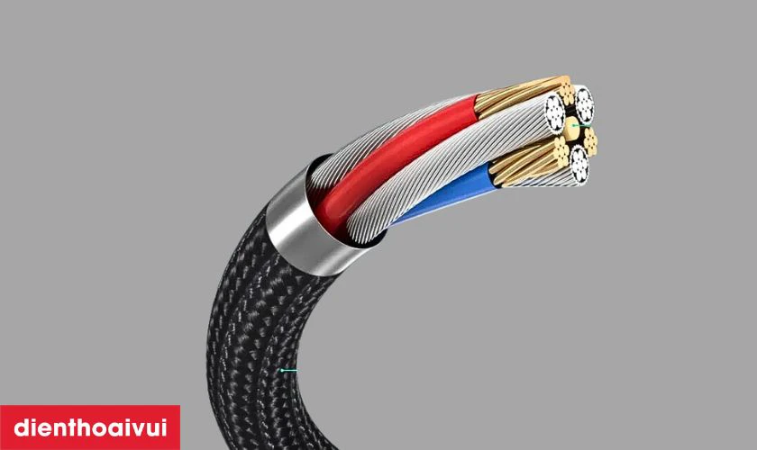 Đặc điểm của c&aacute;p sạc Lightning 1,2m bọc d&ugrave; AUKEY CB-AKL1