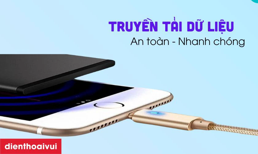 Tương th&iacute;ch v&agrave; truyền tải dữ liệu nhanh ch&oacute;ng với thiết bị Apple