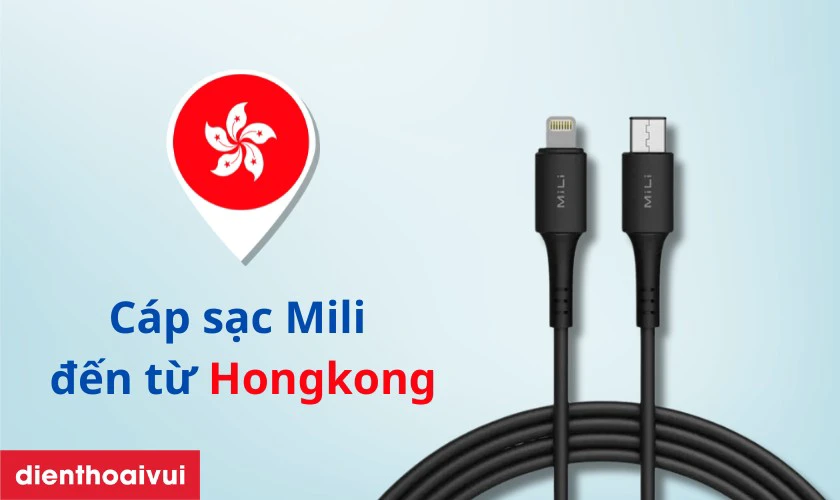 Nguồn gốc xuất xứ của c&aacute;p sạc Mili