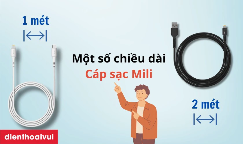 C&aacute;c loại k&iacute;ch thước chiều d&agrave;i phổ biến