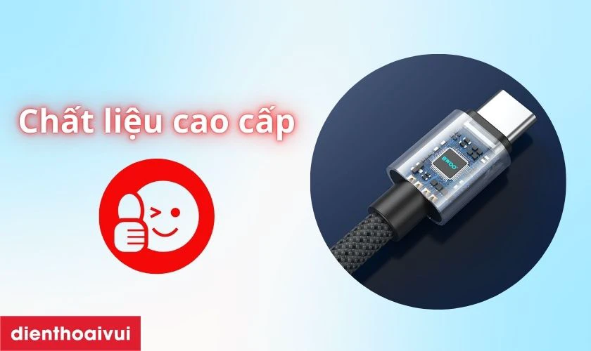 Sợi c&aacute;p n&agrave;y được chế t&aacute;c từ hợp kim nh&ocirc;m chắc chắn
