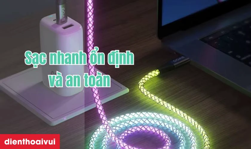 C&ocirc;ng nghệ sạc nhanh của BWOO ổn định v&agrave; an to&agrave;n