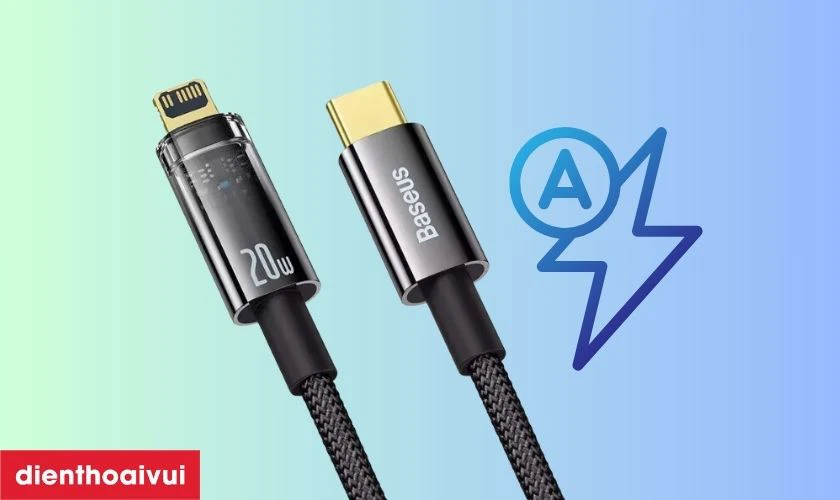 Đặc điểm của c&aacute;p sạc nhanh tự ngắt Baseus Explorer Series Type-C to iPhone 20W 1M