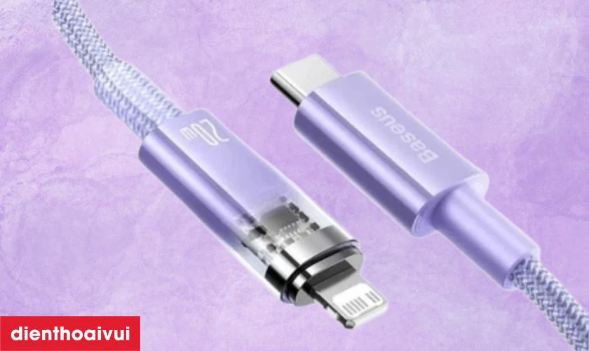 Điểm nổi bật của cáp sạc nhanh tự ngắt Baseus Explorer Series Type-C to Lightning 20W 2m