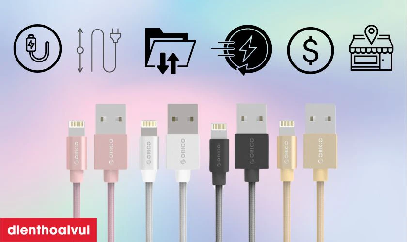 Những lưu &yacute; khi chọn c&aacute;p sạc