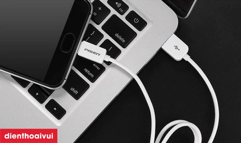 Lưu &yacute; chọn v&agrave; sử dụng c&aacute;p sạc Pisen - Mr White USB-A to C 1m 3A an to&agrave;n