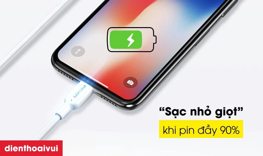 T&iacute;nh năng sạc th&ocirc;ng tin bảo vệ pin v&agrave; an to&agrave;n cho thiết bị