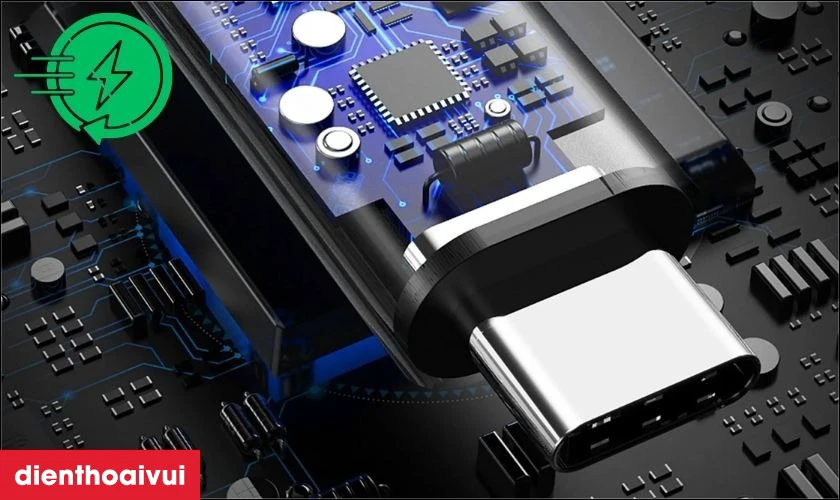 Hỗ trợ sạc v&agrave; truyền dữ liệu tới 480Mbps