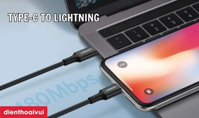 Type-C to Lightning