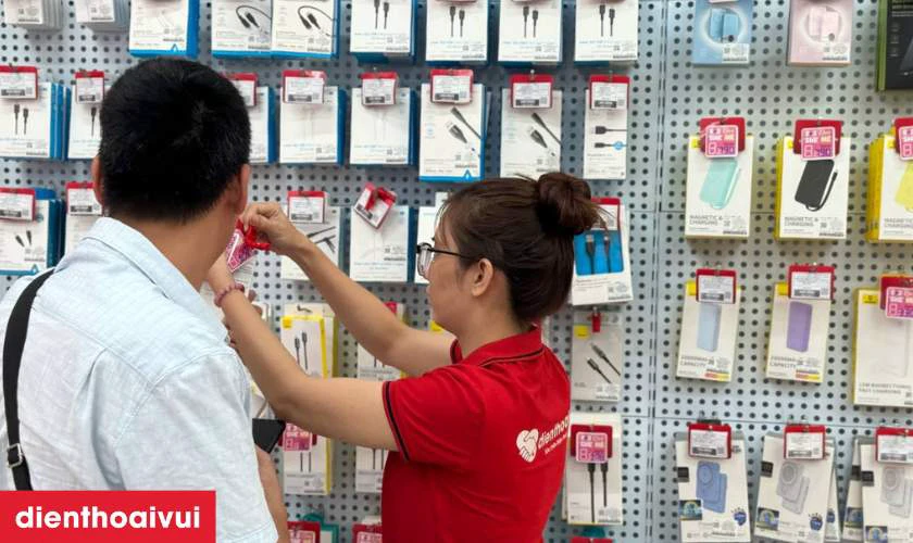 Mua c&aacute;p sạc Xiaomi ch&iacute;nh h&atilde;ng tại cửa h&agrave;ng Điện Thoại Vui