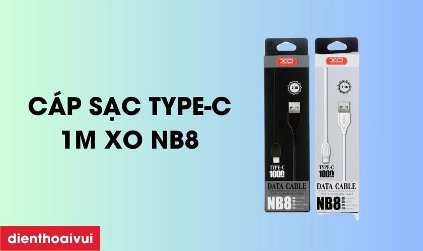 D&acirc;y sạc Type-C 1m XO NB8
