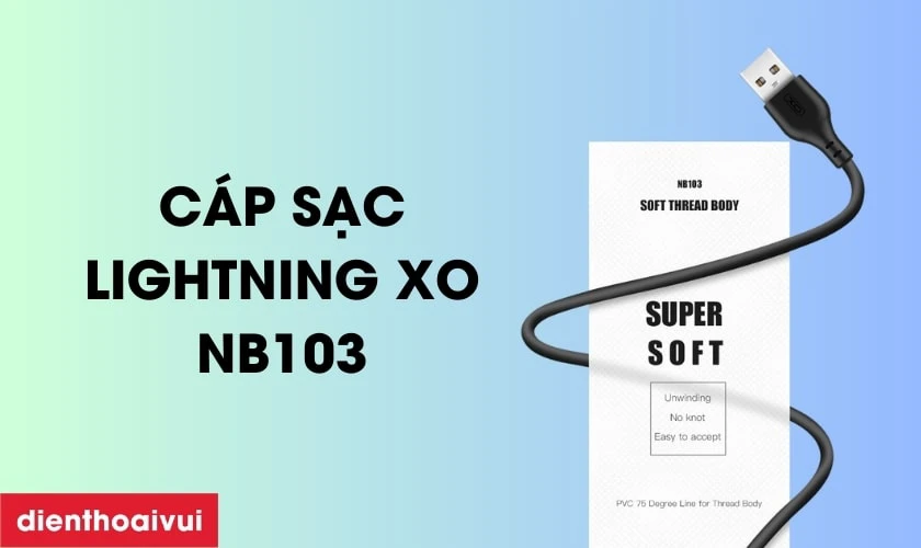 D&acirc;y sạc Lightning XO NB103