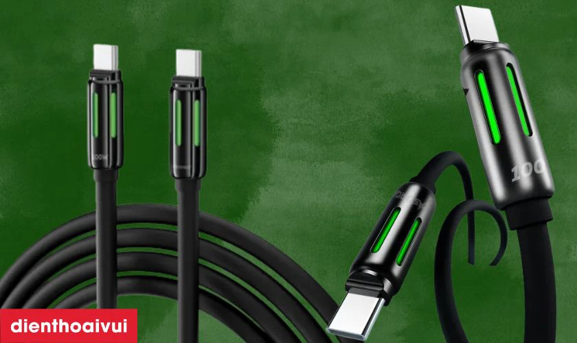 Hướng dẫn chọn v&agrave; sử dụng c&aacute;p Stargo Ultralink C1 Type-C to Type-C 100W 1.5M an to&agrave;n