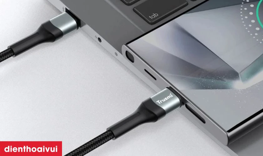 Đặc điểm của sản phẩm cáp Trusmi Usb-C to Usb-C PD 60W CA38