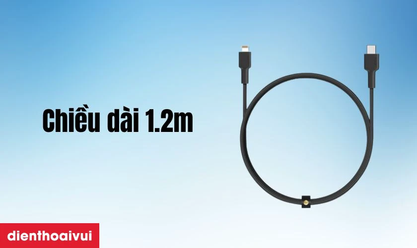 Đặc điểm của C&aacute;p USB-C to Lightning MFi 1.2m Aukey Braided Nylon CB-CL1