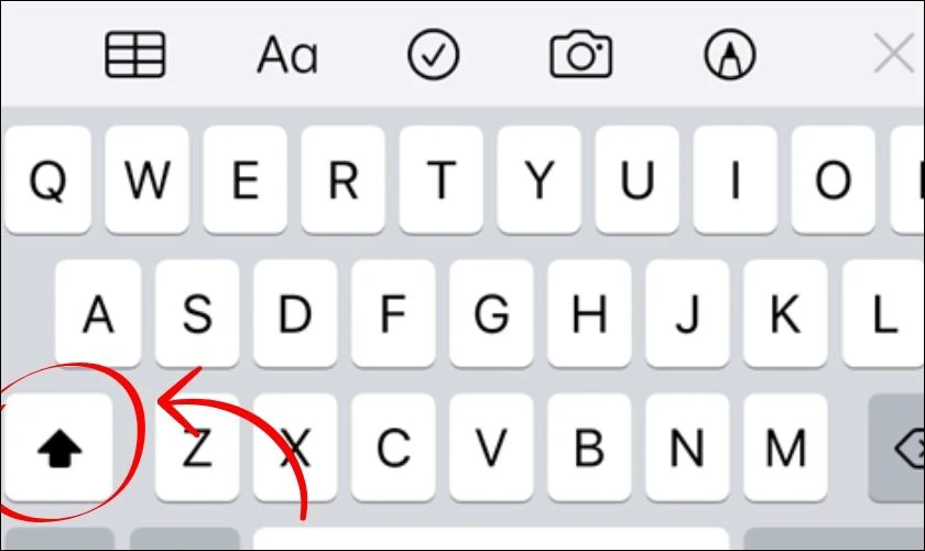 Ph&iacute;m Caps Lock tr&ecirc;n điện thoại l&agrave; g&igrave;?