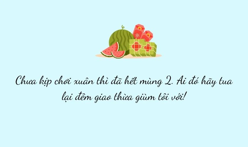 STT mùng 2 hết Tết 2026