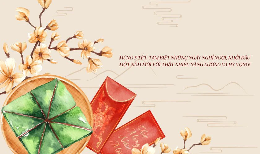 STT, caption mùng 3 Tết 2026 ý nghĩa mừng năm Bính Ngọ