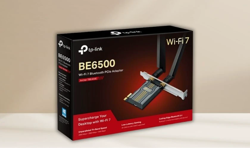 Card wifi Tp-Link BE6500 Archer TBE400E