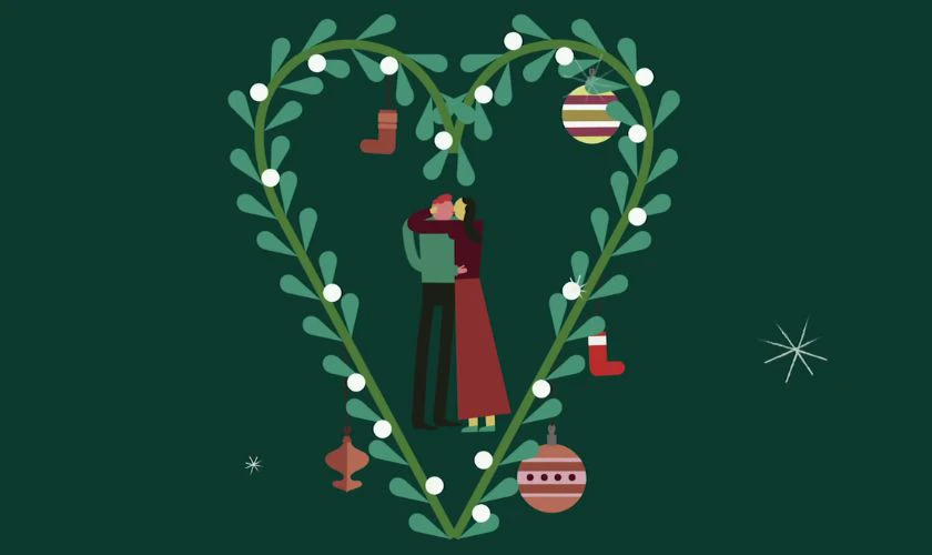 &Yacute; nghĩa mistletoe Gi&aacute;ng sinh