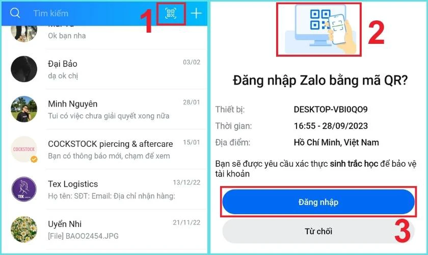Mẹo thực hiện qu&eacute;t m&atilde; QR Zalo đ&uacute;ng c&aacute;ch, kh&ocirc;ng bị lỗi