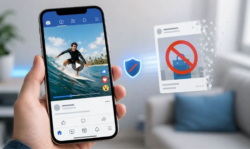 Chặn quảng cáo Facebook khi xem video