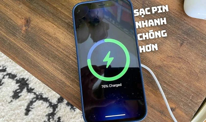 Sạc pin nhanh ch&oacute;ng hơn