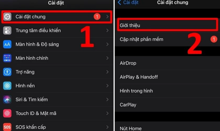 Check bảo hành iPhone bằng Cài Đặt trên máy