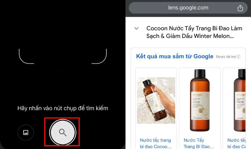 Hướng camera về ph&iacute;a m&atilde; vạch hoặc QR code cần kiểm tra