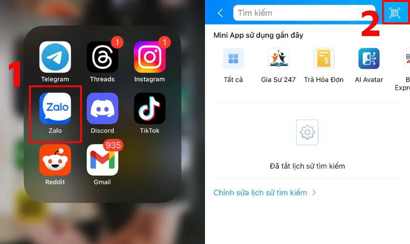 C&aacute;ch check m&atilde; vạch qua Zalo