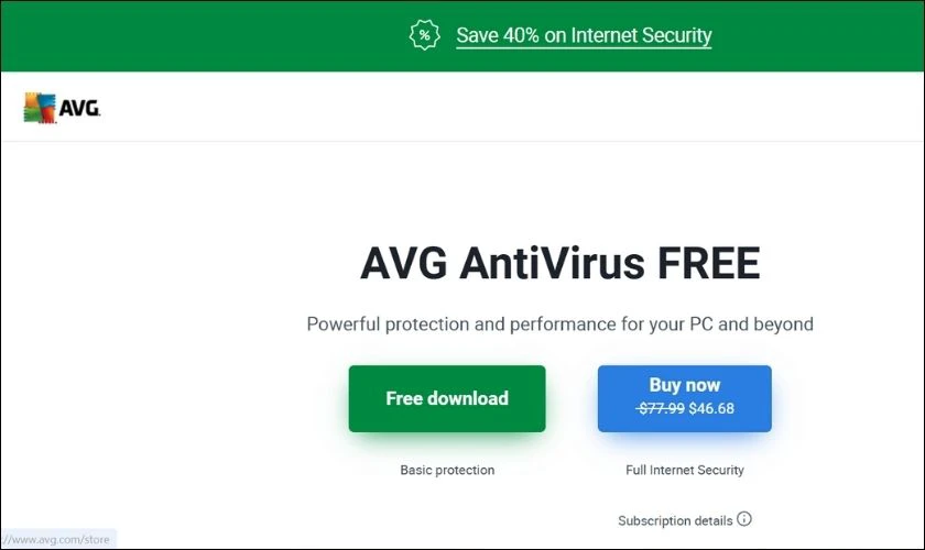 AVG AntiVirus Free l&agrave; ứng dụng bảo vệ v&agrave; check virus ho&agrave;n to&agrave;n miễn ph&iacute; d&agrave;nh cho điện thoại