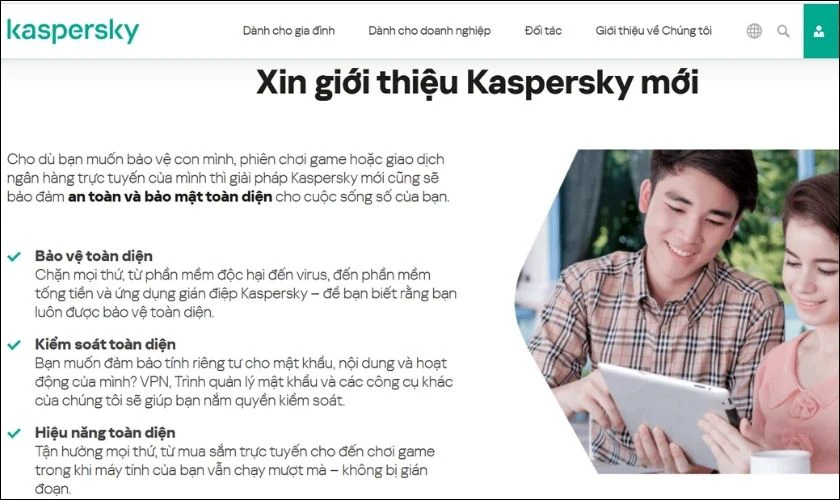 Phần mềm check virus Kaspersky AntiVirus