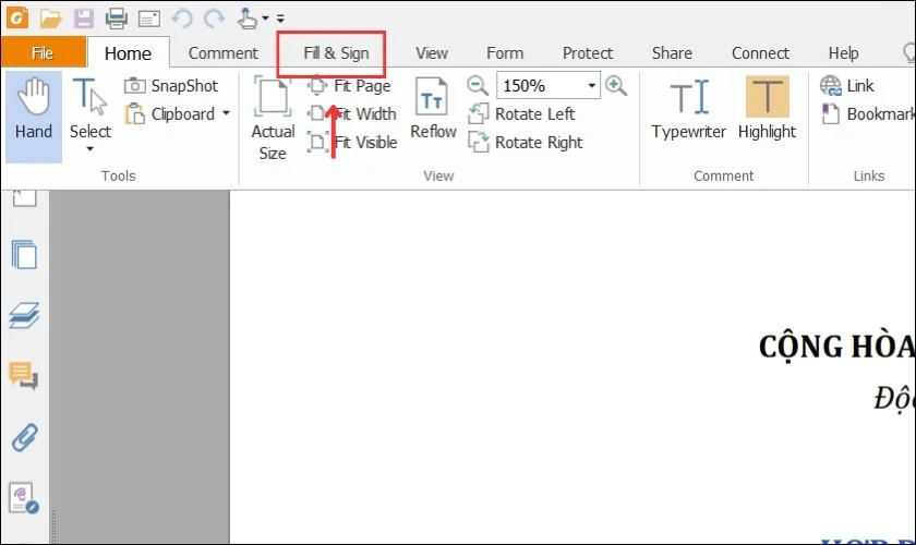 C&aacute;ch ch&egrave;n chữ k&yacute; v&agrave;o file PDF bằng Foxit Reader 