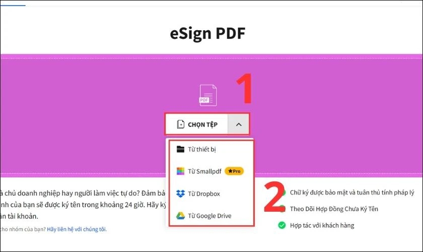 C&aacute;ch th&ecirc;m chữ k&yacute; v&agrave;o file PDF bằng Sall PDF