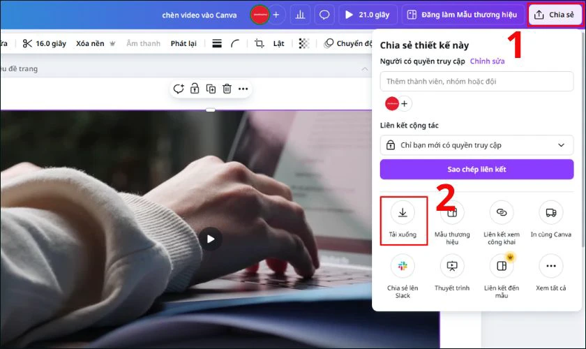 Chỉnh sửa thêm các hiệu ứng tùy thích
