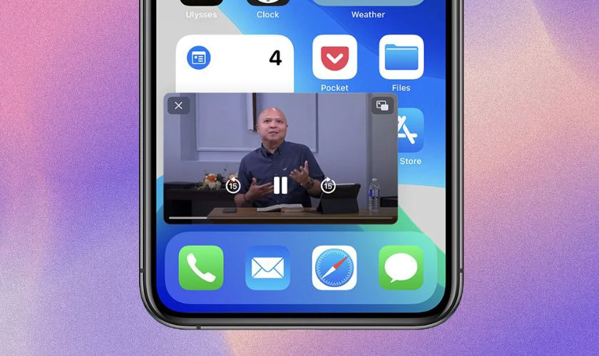 Chia đôi màn hình iPhone