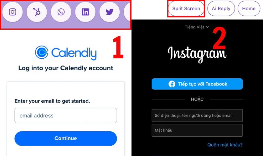 Cách chia đôi màn hình iPhone với SplitNet nhanh