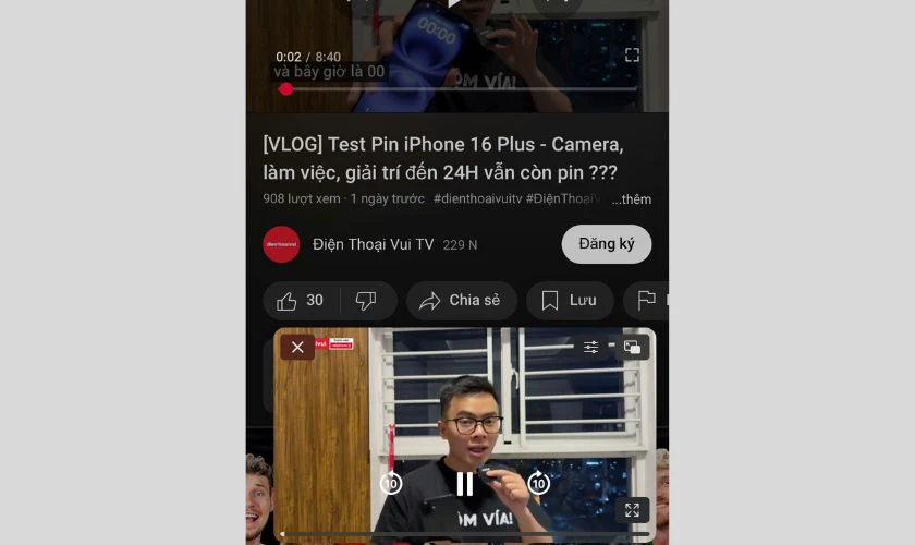 Cách tắt chia đôi màn hình iPhone